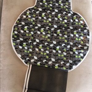 On the go plastic changing pad